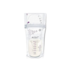  Avent Sachets De Conservation Du Lait 180ml 25 Sachets