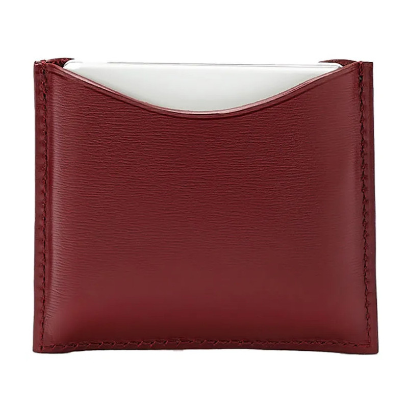 La Bouche Rouge Chocolate Leather Compact Case