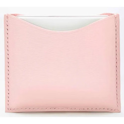 La Bouche Rouge Pink Leather Compact Case