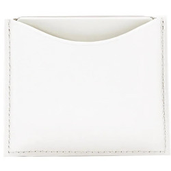 La Bouche Rouge White Leather Compact Case