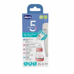 Biberon Chicco Perfect 0M+ Silicone Rose 150ml