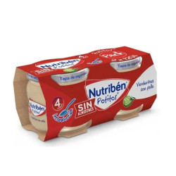 Nutribén Pot Légumes avec Poulet (2 Bocaux 120 g)
