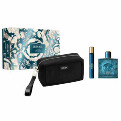 Versace Eros Pour Homme Eau De Toilette Vaporisateur 100ml Coffret 3 Produits