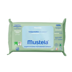 Mustela Toallitas Limpiadoras Con Aguacate 60 Unidades