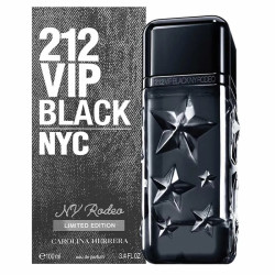 Carolina Herrera 212 Vip Black Ny Rodeo Eau De Parfum Vaporisateur 100ml Limited Edition