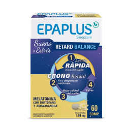 Epaplus Sleepcare Retard Balance Sommeil Et Stress 60 Comprimés