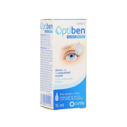 Optiben Gouttes Pour Les Yeux Secs 15ml