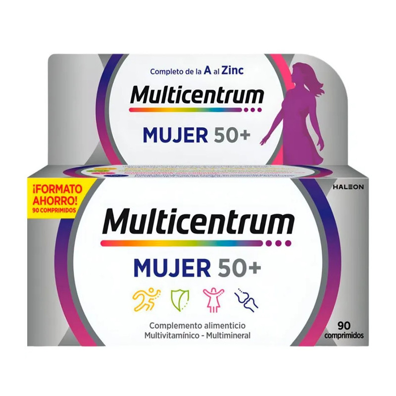 Multicentrum Femme 50+ 90 Comprimés