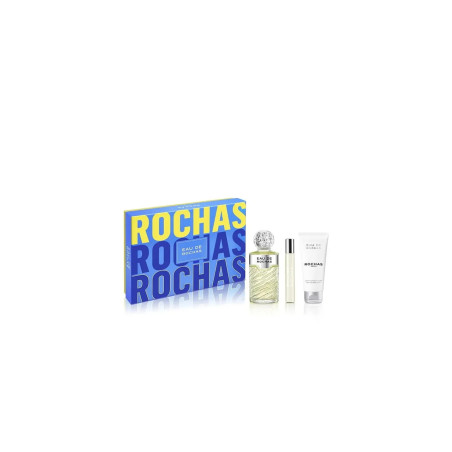 Set Eau Rochas Edt 100ml Body 100ml Edt 20ml@
